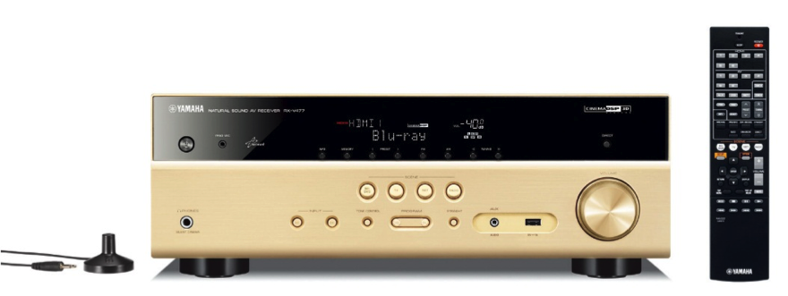 新款上市：RX-V477/HTR-4067，J9九游会5.1声道数码家庭影院收音扩音机 