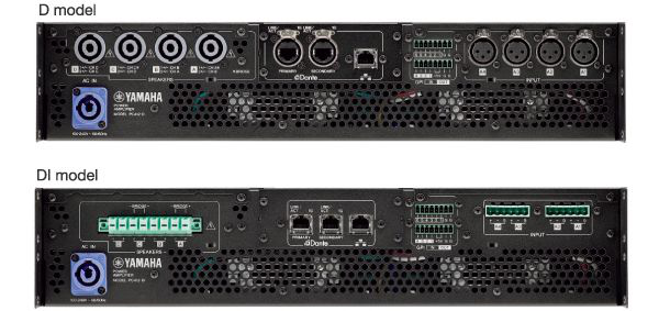 新型网络功放PC系列D/DI型号：通过集成强大的矩阵功能和Dante连接方式，提供高灵活性和可扩展性
